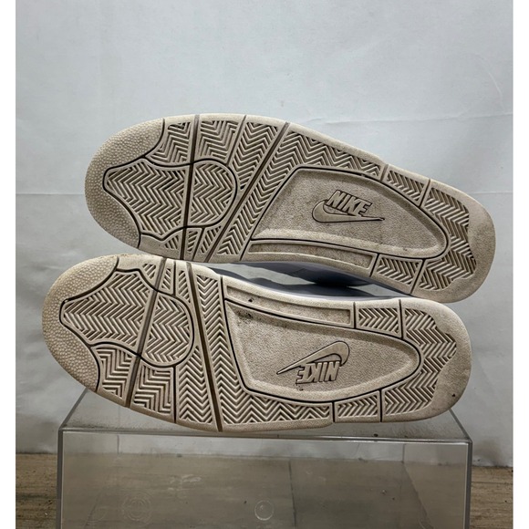 Nike Flight Legacy White Leather High Top Sneakers Mens Size 11.5 - Picture 6 of 10